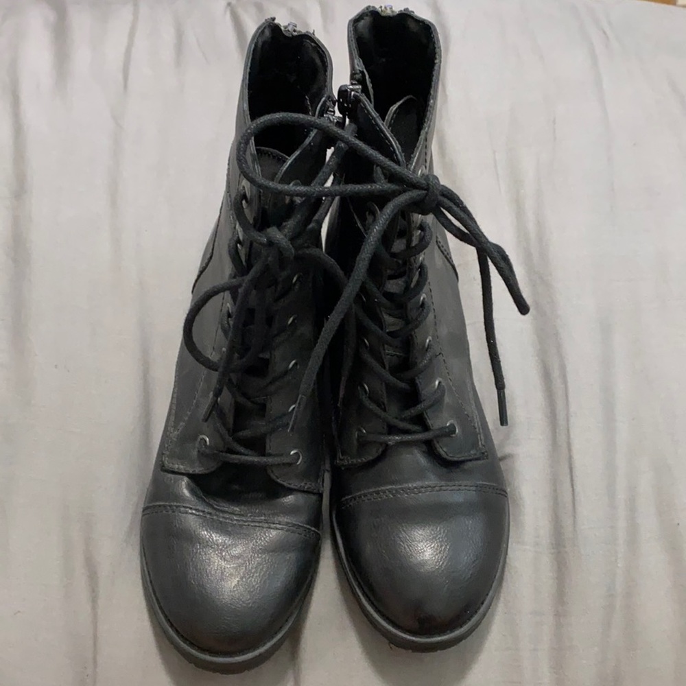 Black Combat Boots